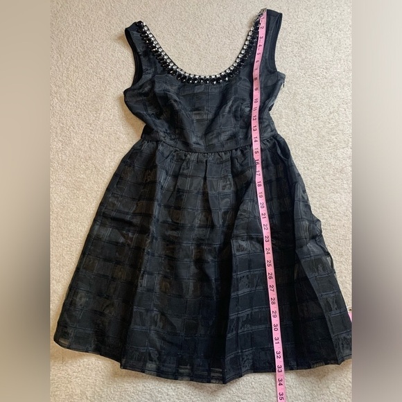 Lucy Paris Black Jeweled Midi Party Dress Women Small New With Tags - Picture 10 of 10